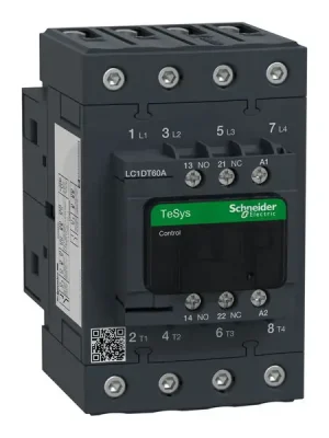 Rychlé Dodání Schneider LC1DT60AP7 4P Everlink stykač AC1 415V 60 A cívka 230V AC 50/60Hz