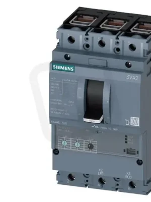 Výhodná Nabídka Jistič 3VA21, 160A 55kA/415V, Ir 63÷160A,Ii (1,5÷10)x In, 3pól, třmenové svorky