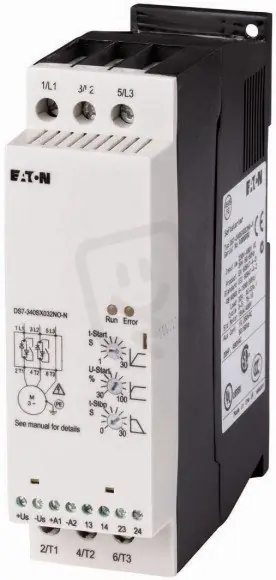 Eaton 134930 Softstartér,integr.bypass, ovl.110/230 V AC,7,5 kW Vysoce Kvalitní