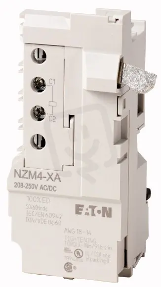 Vrácení Zdarma NZM4-XA208-250AC/DC Vypínací spoušť NZM4 208-250V AC/DC EATON 266451