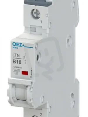 Nejprodávanější LTN-4D-1 Jistič In 4A,Ue AC 230/400V/DC 72V, ch.D, 1pól, 10 kA OEZ 41669