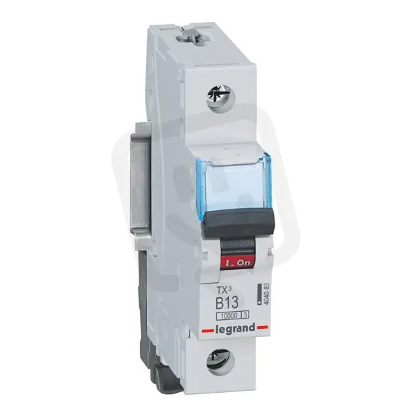 Autentický TX3 JISTIČ, 1 PÓLOVÝ, CHAR. B, 13A 10000A LEGRAND 404083