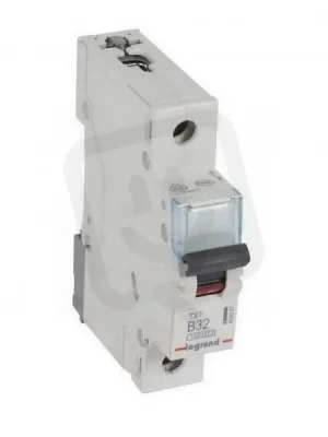 TX3 JISTIČ, 1 PÓLOVÝ, CHAR. B, 32A 10000A LEGRAND 404087 Aktuální