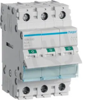 Vypínač 3 pól. 80A /SB380/ HAGER SBN380 Aktuální