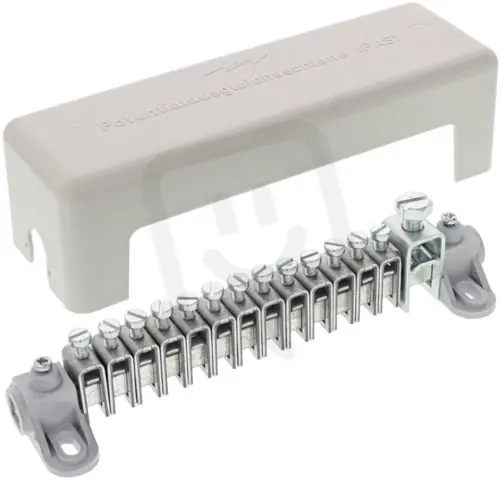 Výhodná Nabídka Ekvipotenciální přípojnice s krytem 13x 2,5-25mm2, 1x 16-95mm2 DEHN 563030
