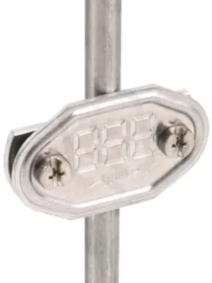 Aktuální Označovací štítek, AL pro prům. 7-10 mm pásek 30 mm DEHN 484000