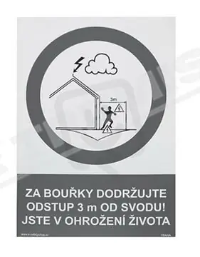 Bezpečnostní tabulka BT P A5 (plast) TREMIS Z996 Značkový