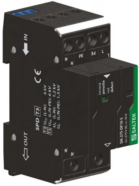 DA-275-DF10-S přepěťová ochrana s vf filtrem 10 A SALTEK A05720 Horká Nabídka