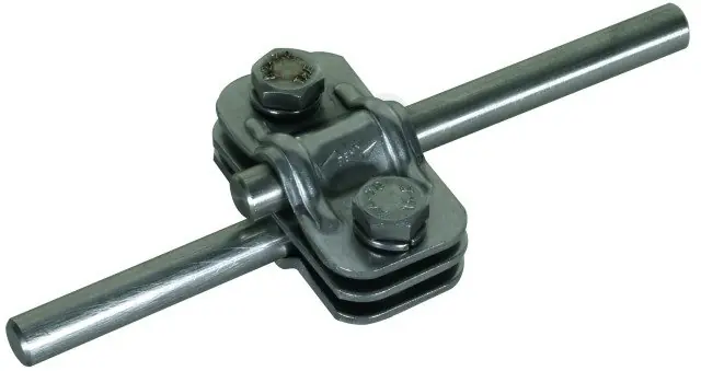 UNI-zkušební svorka nerez 200 kA pro prům. 2 x 10 mm nebo 1 x 10 mm/pásek 30 mm Autentický