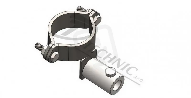 DIH-T 05 Držák izolovaného hromosvodu-trubka 1 1/2‘‘ DT TECHNIC 450090 Nová Kolekce