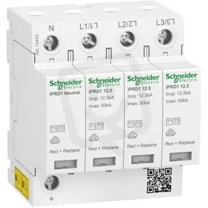 Víkendová Akce Svodič přepětí T1+T2 Acti9 iPRD1 12.5 3P+N SCHNEIDER A9L16482