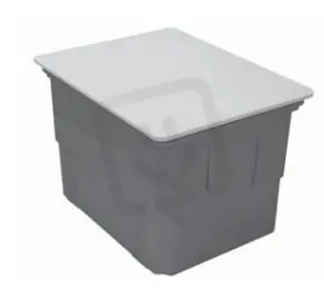 Krabice do zateplení - univerzální, šedá KDZUs (plast), pro zkušební svorku Vrácení Zdarma