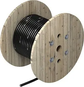 OBO isCon Pro+ 75 SW Izolovaný svod, role 100 m, o 23mm, černá Zlevněný