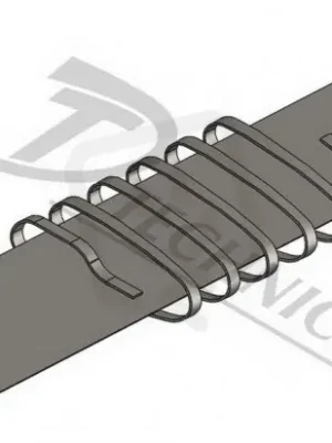 Novinka ZD 01 Zemnící pás s přivařenou páskou 30/4 - 250x2000 mm DT TECHNIC 104000