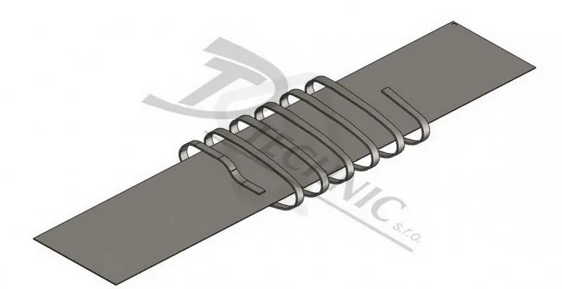Novinka ZD 01 Zemnící pás s přivařenou páskou 30/4 - 250x2000 mm DT TECHNIC 104000