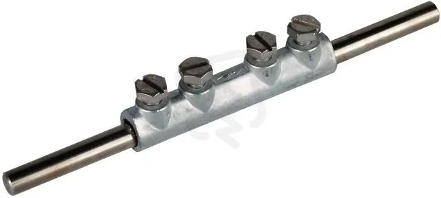 Válcová spojka, odlitek Zn, pro prům. 8mm se čtyřmi šrouby M6x10mm DEHN 385203 Novinka