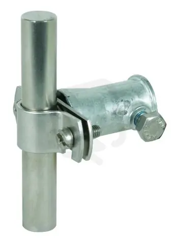 Výhodná Nabídka Upevňovací objímka odlitek Zn/nerez D 16mm s namontovaným držákem pro prům. 16mm