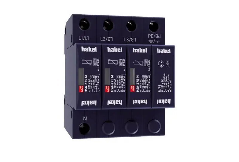 Víkendová Akce Svodič rázového přepětí HSA-275/3+1 M SPD typ 2+3 HAKEL 27084