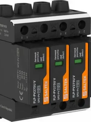 Vrácení Zdarma FLP-PV550 V/U svodič přepětí pro FVE do 560V DC 25kA(10/350) SALTEK A06145