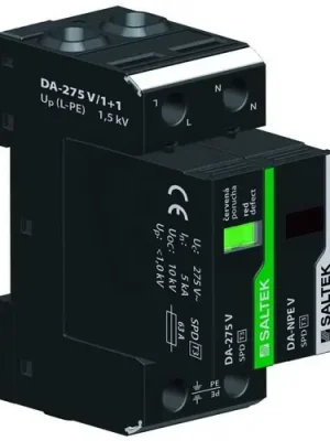 DA-275 V/1+1 přepěťová ochrana jednofázová zapojení 1+1 TN aTT 63A SALTEK A01872 Nejprodávanější