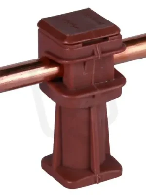 Hit Sezóny Podpěra vedení DEHNsnap, plast hnědý H 36mm, pro prům. 8mm, se závitem M8 204037
