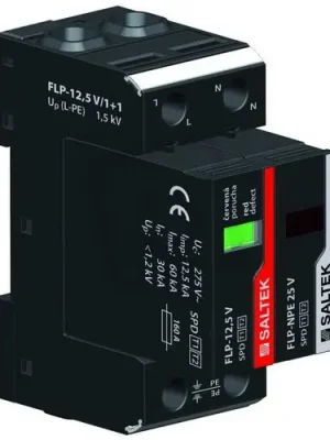 Expresní Doručení FLP-12,5 V/1+1 svodič přepětí TT 60kA(8/20) 25kA(10/350) SALTEK A03423