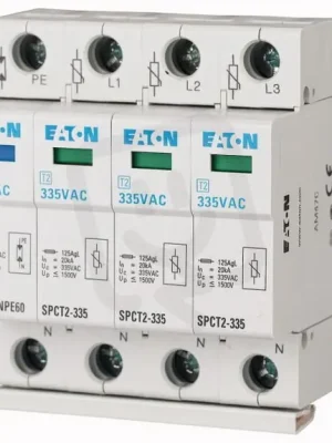 SPCT2-385-3+NPE Svodič přepětí třídy T2 (II C) modulový TN-S,TT 3+Npól Un=385V Nejlepší Volba