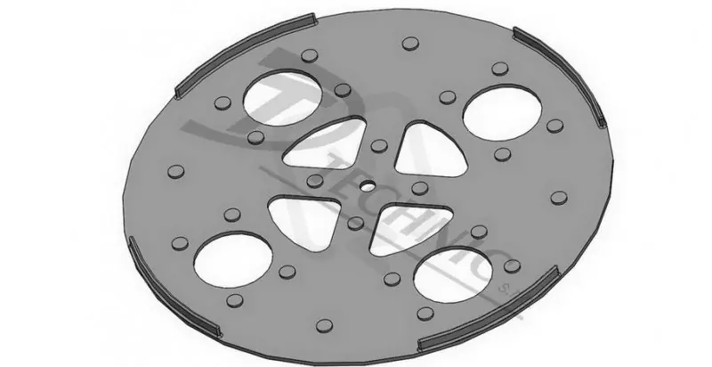 Plast podl D 280 Podložka plastová k podstavci JP - 280/240 mm DT TECHNIC 100171 Dokud Zásoby Vydrží