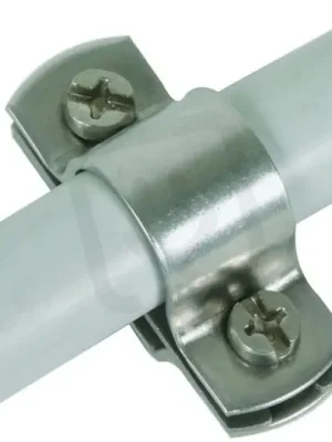 Oblíbený Podpěra vedení PA šedá pro vodiče HVI D 20mm s oválným otvorem 16x6,5mm nerez