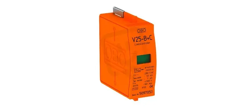 OBO V25-B+C 0-280 Vrchní díl SPD V25, typ 1+2, 280V Výprodej