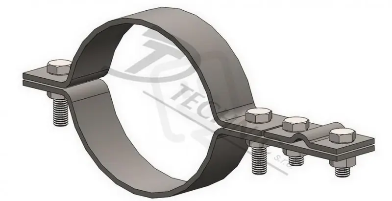Cenový Hit ST 120 Svorka na okapové potrubí - 120-130 mm DT TECHNIC 103300
