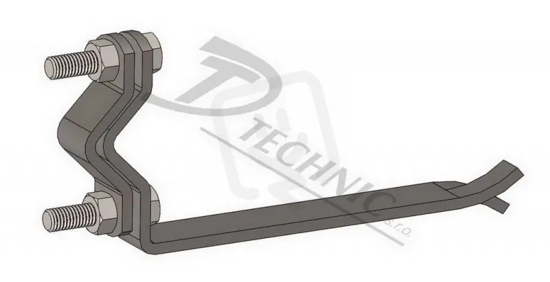 DUZ br 150 Držák ochr. úhelníku boční roztř. - 150 mm DT TECHNIC 102040 Vysoce Kvalitní