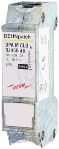 Svodič přepětí DEHNpatch se dvěma konektory RJ46 929126 Vysoce Kvalitní