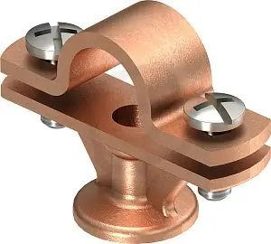 OBO 113 ZN-16 Držák jímací tyče, 16mm, zinek litý pod tlakem, Zn, poměděno Bezpečná Platba