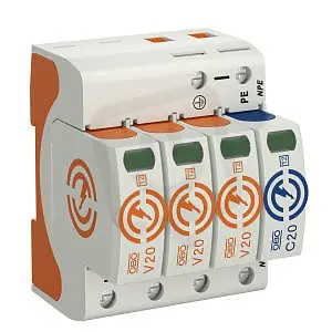 Nejlepší Volba OBO V20-3+NPE-280 Svodič přepětí typ 2 3P+NPE 40kA(8/20) 280V