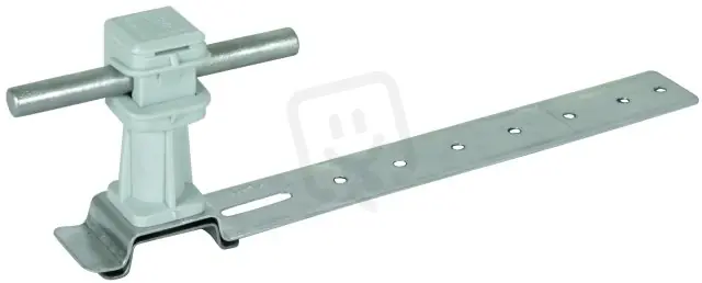 Sezónní Sleva Podpěra vedení DEHNsnap, Al/plast šedý H 16mm, pro prům. 8mm, se vzpěrou L 205mm