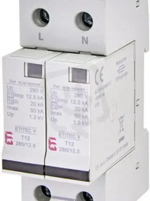 Svodič přepětí ETITEC V T12 440/12,5 2+0 síť IT ETI 002442904 Akční Cena