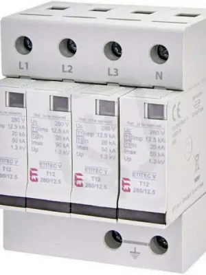 Svodič přepětí ETITEC V T12 440/12,5 4+0 síť IT ETI 002442909 Značkový