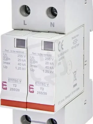 Sleva Svodič přepětí ETITEC V T2 255/20 1+1 síť TT ETI 002442954