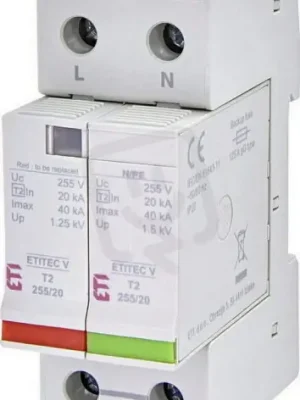 Svodič přepětí ETITEC V T2 255/20 1+1 RC síť TT ETI 002442960 Tovární Cena