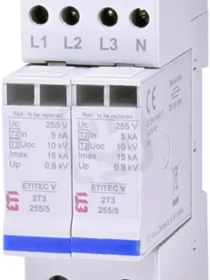 Omezená Nabídka Svodič přepětí ETITEC V 2T3 255/5 4+0 síť TNC-S ETI 002442971