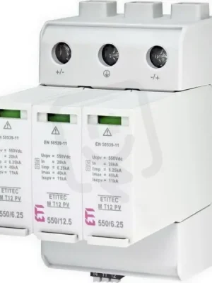 Odeslání Ihned Svodič přepětí ETITEC M T12 PV 1100/12,5 Y RC pro fotovoltaiku ETI 002440512