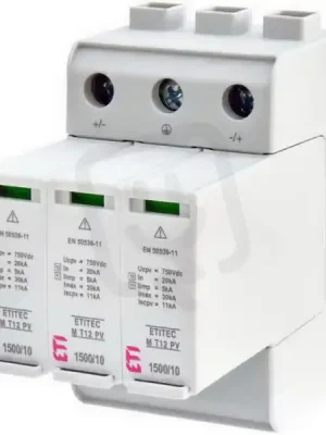 Svodič přepětí ETITEC M T12 PV 1500/10 Y pro fotovoltaiku ETI 002440513 Novinka
