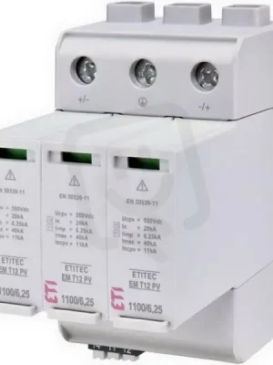 Svodič přepětí ETITEC EM T12 PV 1100/6,25 Y RC pro fotovoltaiku ETI 002440581 Must-Have