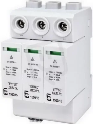Must-Have Svodič přepětí ETITEC EM T2 PV 1500/15 Y RC pro fotovoltaiku ETI 002440626