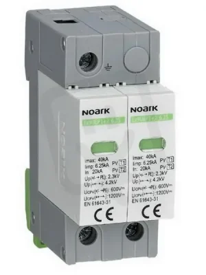 Svodič přepětí NOARK EX9UEP s pomocným kontaktem,1+2, 6,25kA, 750 V DC, 2TE Autentický
