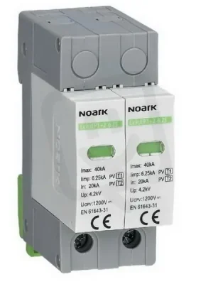 Svodič přepětí NOARK EX9UEP s pomocným kontaktem,1+2, 6,25kA, 1500 V DC, 2TE Pouze Dnes