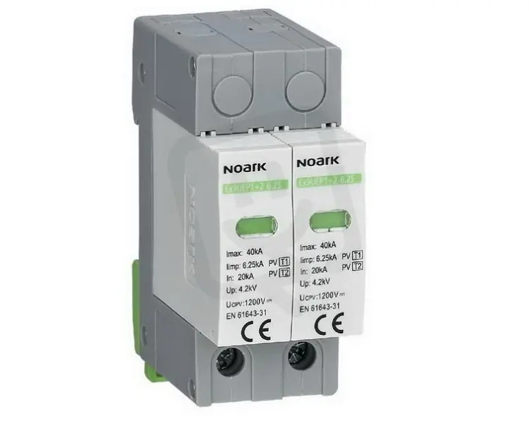 Svodič přepětí NOARK EX9UEP s pomocným kontaktem,1+2, 6,25kA, 1500 V DC, 2TE Pouze Dnes