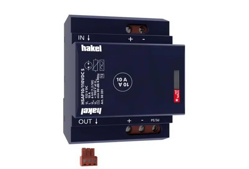 Dvoubranový svodič přepětí HSAF10/110VDC S SPD typ 3 s VF filtrem DC HAKEL 30351 Super Cena
