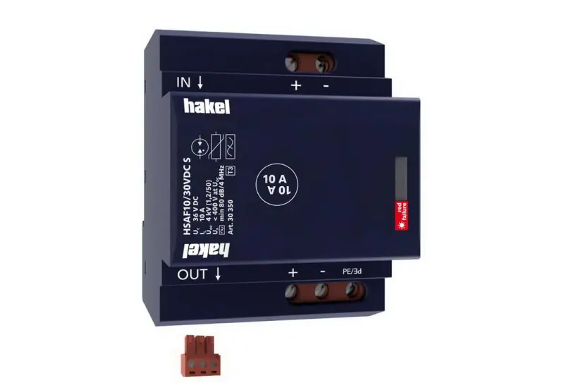 Dvoubranový svodič přepětí HSAF10/30VDC S SPD typ 3 s VF filtrem DC HAKEL 30350 Cenově Výhodný